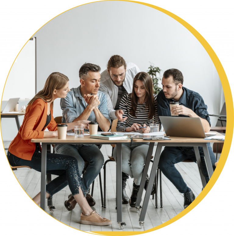 Groupe en formation professionnel notre centre